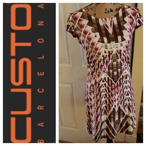Custo Barcelona, NWT, Fashion Runway, Dress, Sz 1